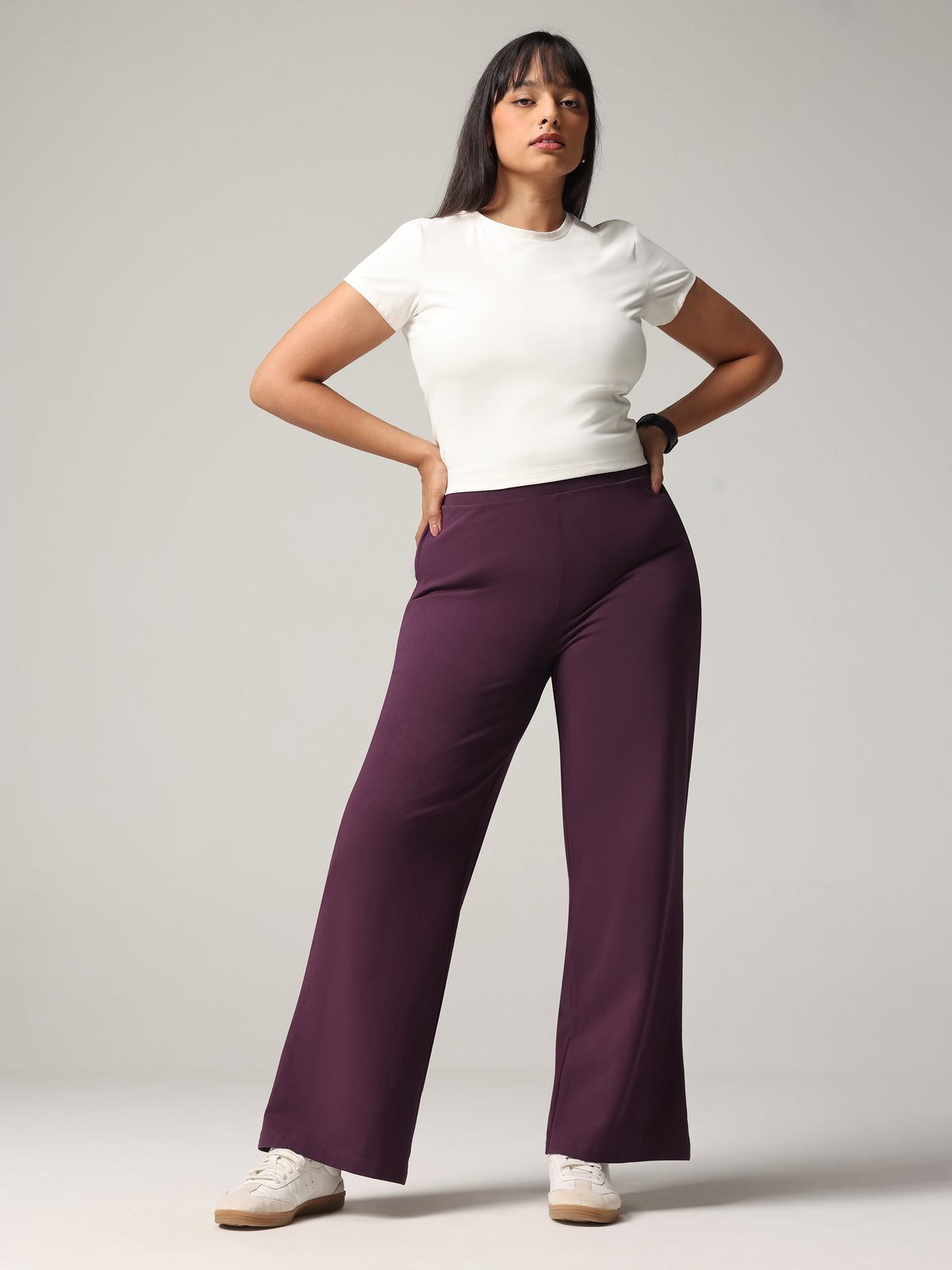 AM:PM Cotton Wide Legged Pants Tall - BlissClub