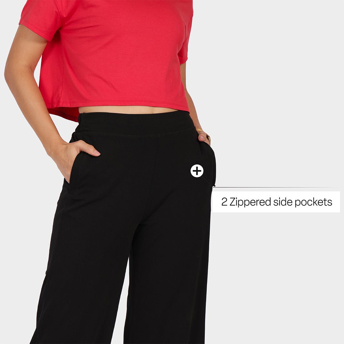AM:PM Cotton Wide Legged Pants Tall - BlissClub