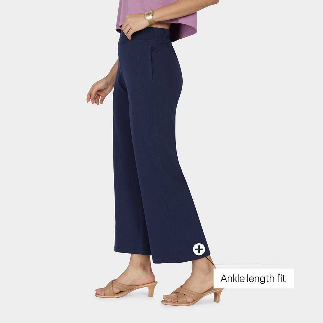 AM:PM Cotton Wide Legged Pants Tall - BlissClub