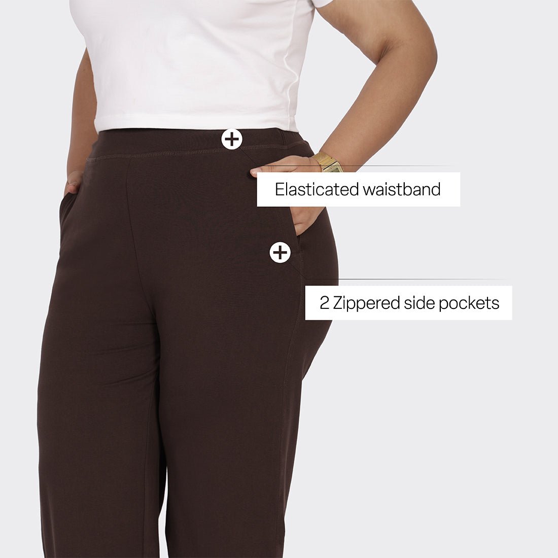AM:PM Cotton Wide Legged Pants Tall - BlissClub