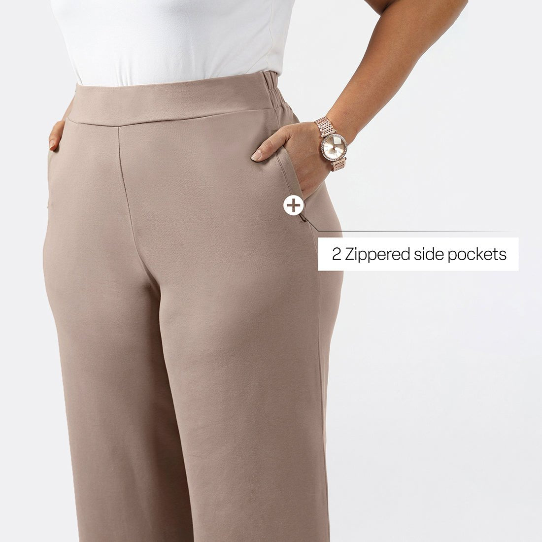 AM:PM Cotton Wide Legged Pants Tall - BlissClub
