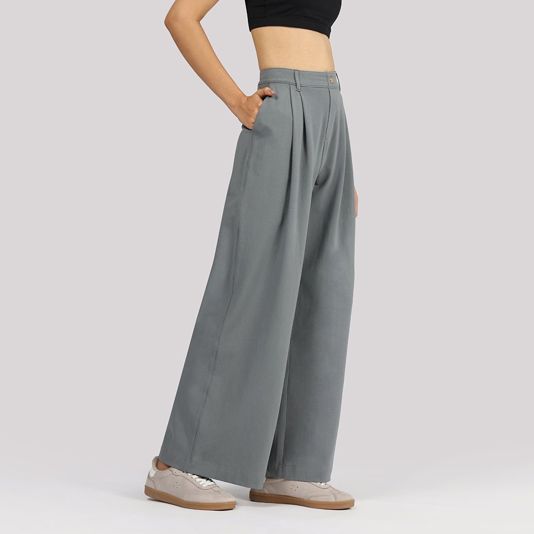 AM:PM Korean Cotton Pants - BlissClub