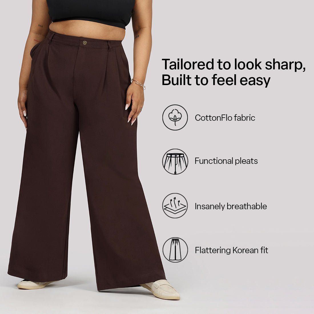 AM:PM Korean Cotton Pants - BlissClub