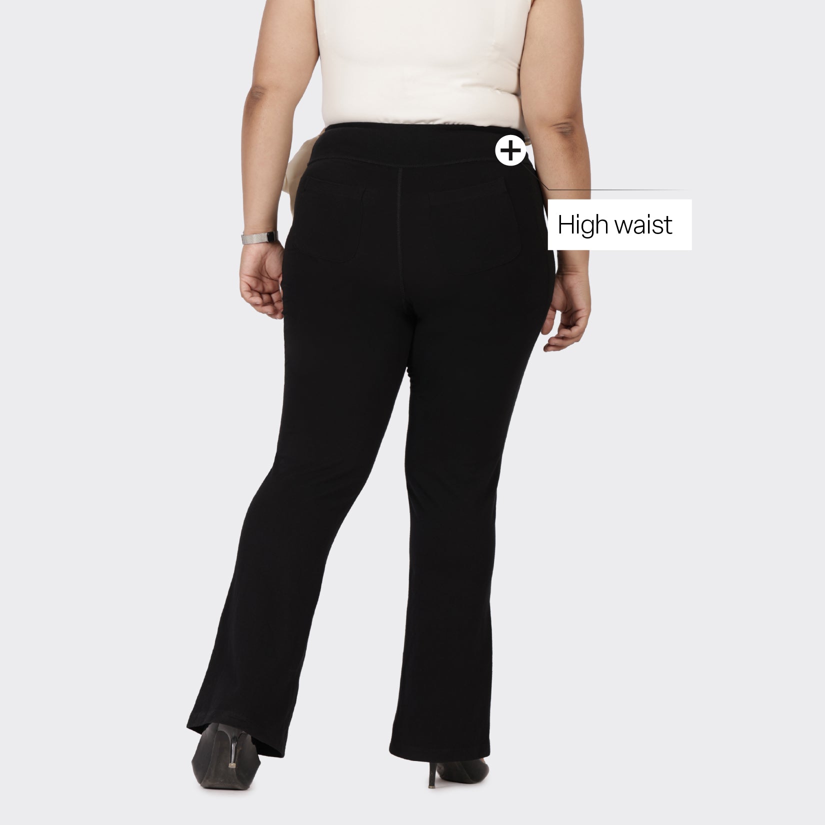 Groove-In Cotton Flare Pants Tall