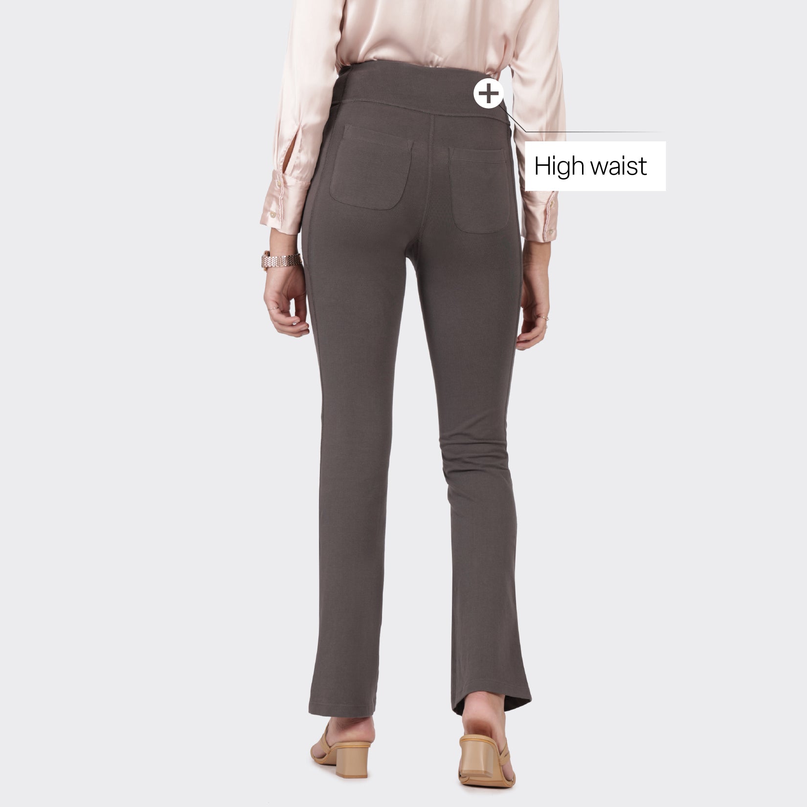 Groove-In Cotton Flare Pants Tall