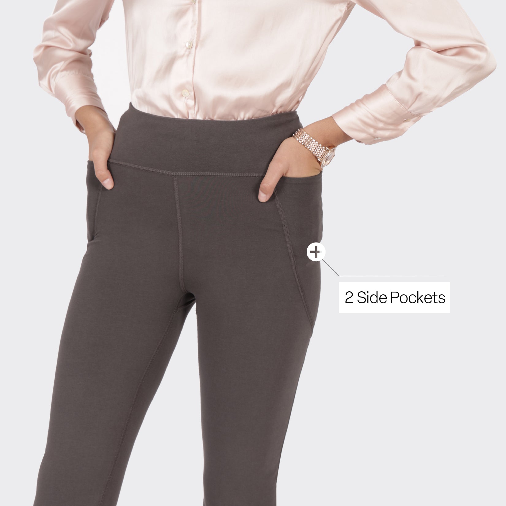 Groove-In Cotton Flare Pants Tall