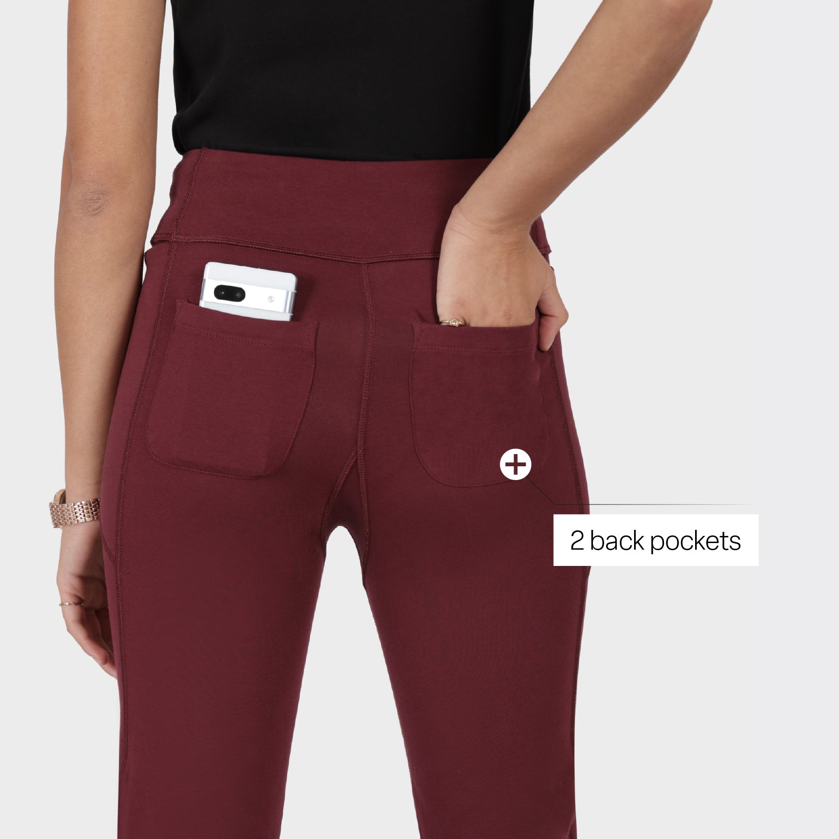 Groove-In Cotton Flare Pants Tall