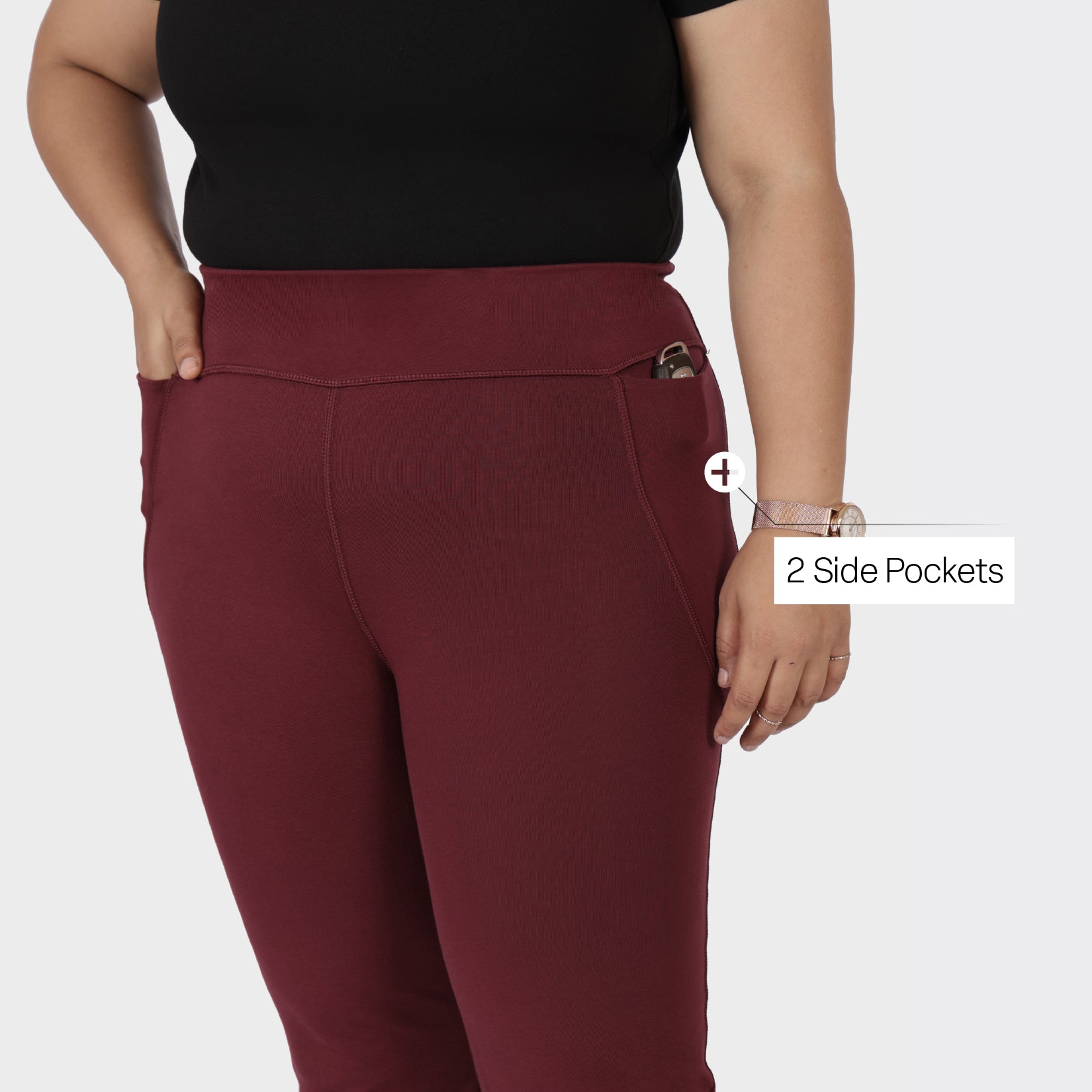 Groove-In Cotton Flare Pants Tall
