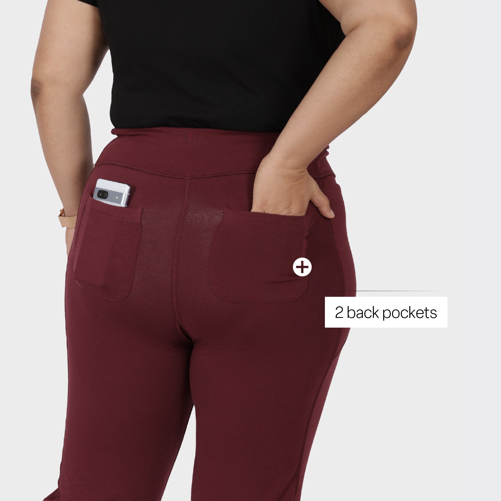 Groove-In Cotton Flare Pants Tall