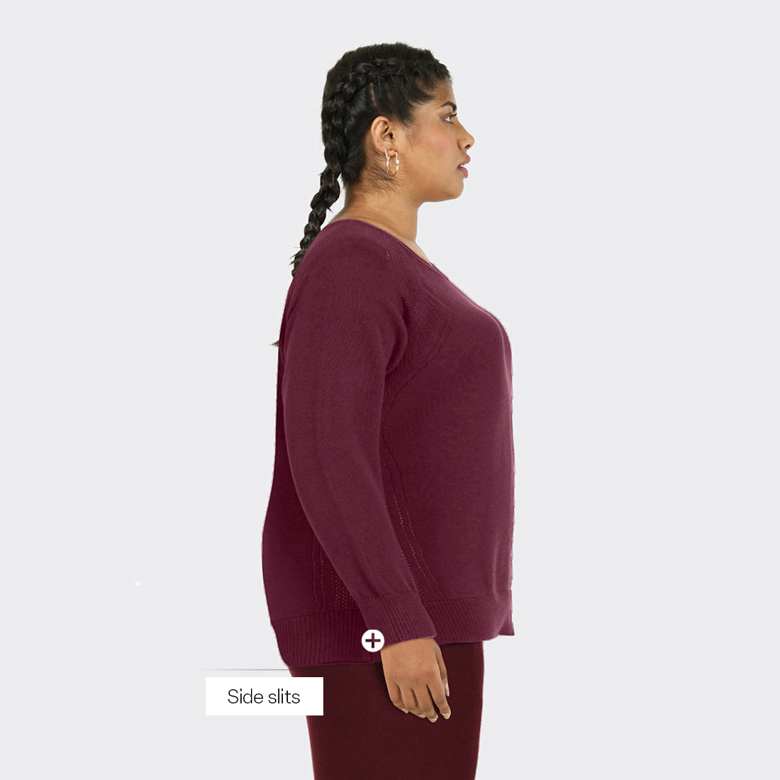 Move All Day CottonKnit Top Full Sleeves