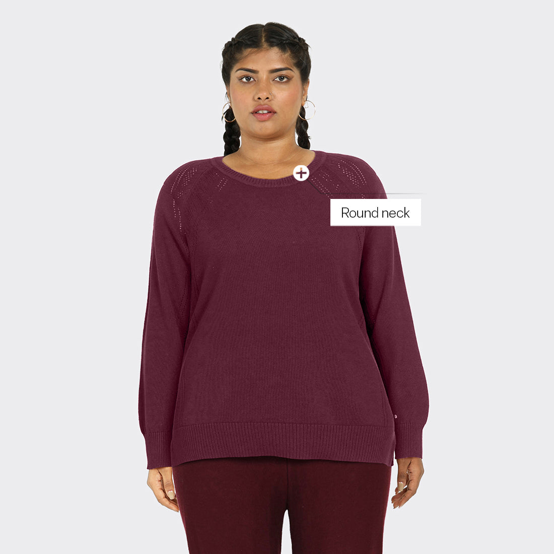 Move All Day CottonKnit Top Full Sleeves