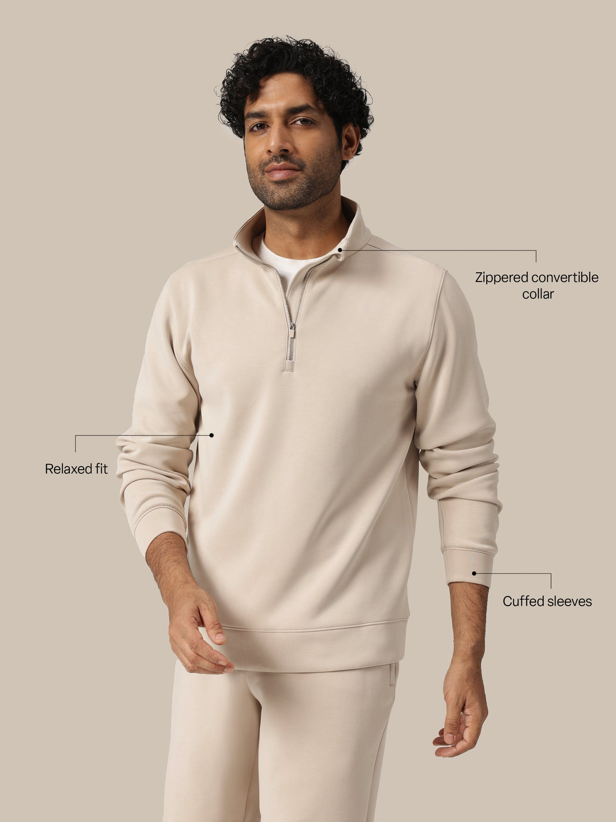 Bare Butter™ Quarter zip - BlissClub