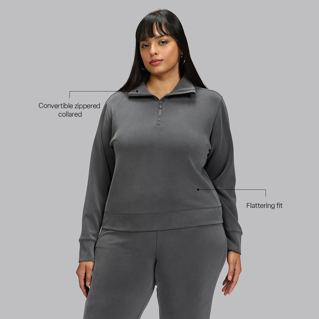 BareButter™ Pullover With Zipper