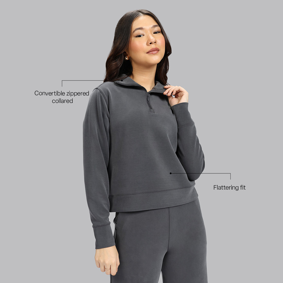 BareButter™ Pullover With Zipper