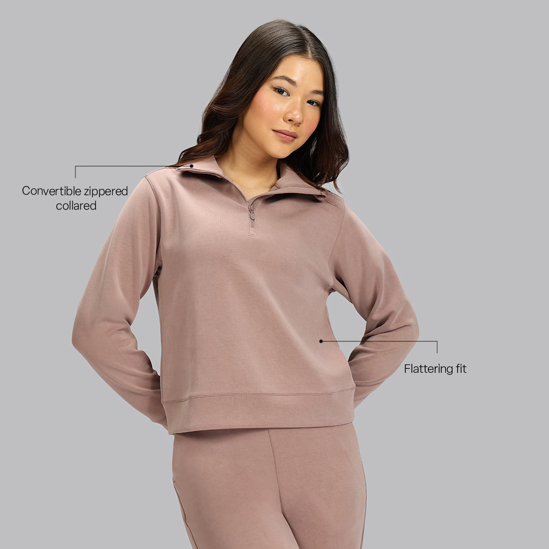 BareButter™ Pullover With Zipper