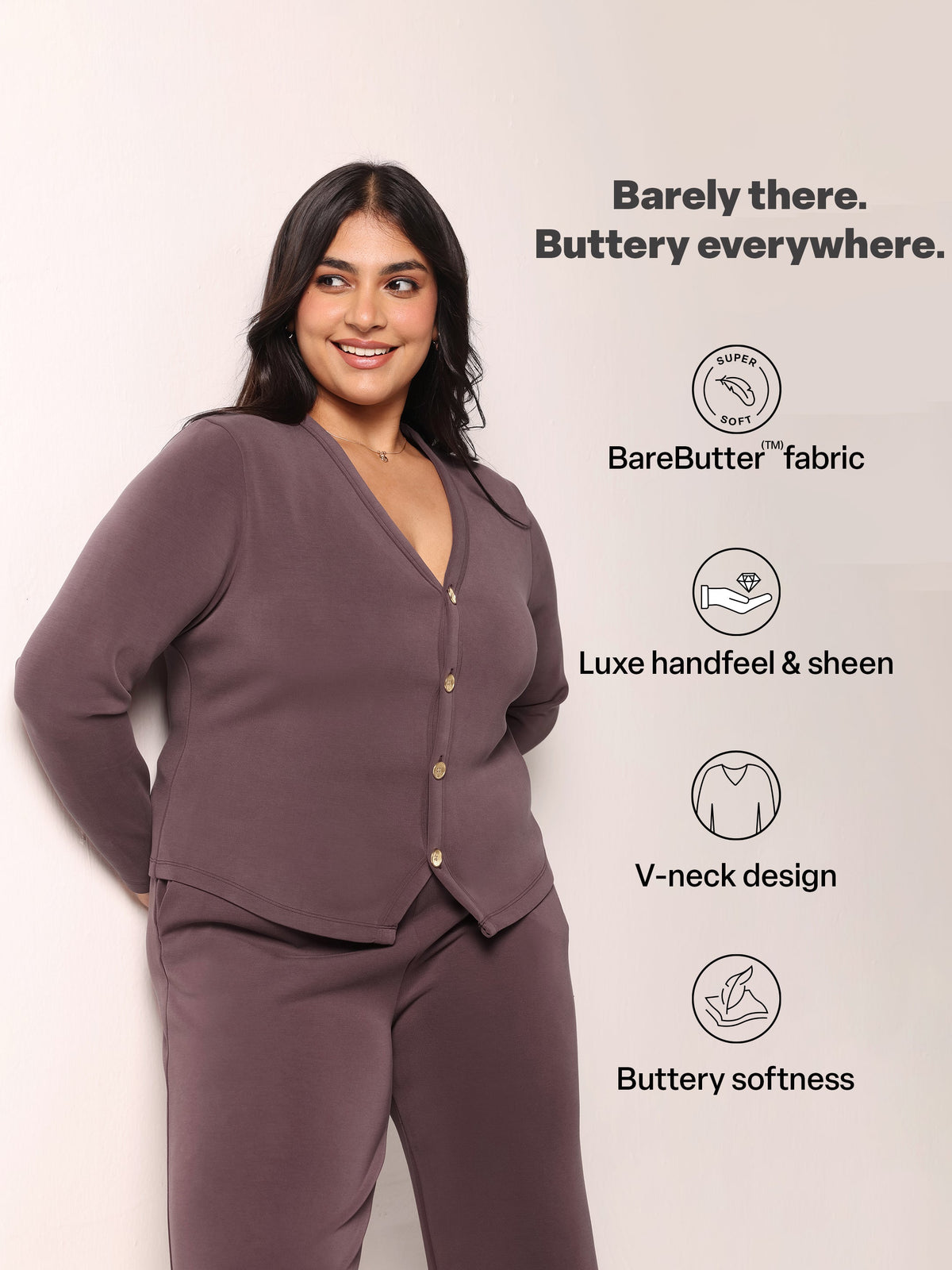 BareButter™ V-Neck Cardigan - BlissClub