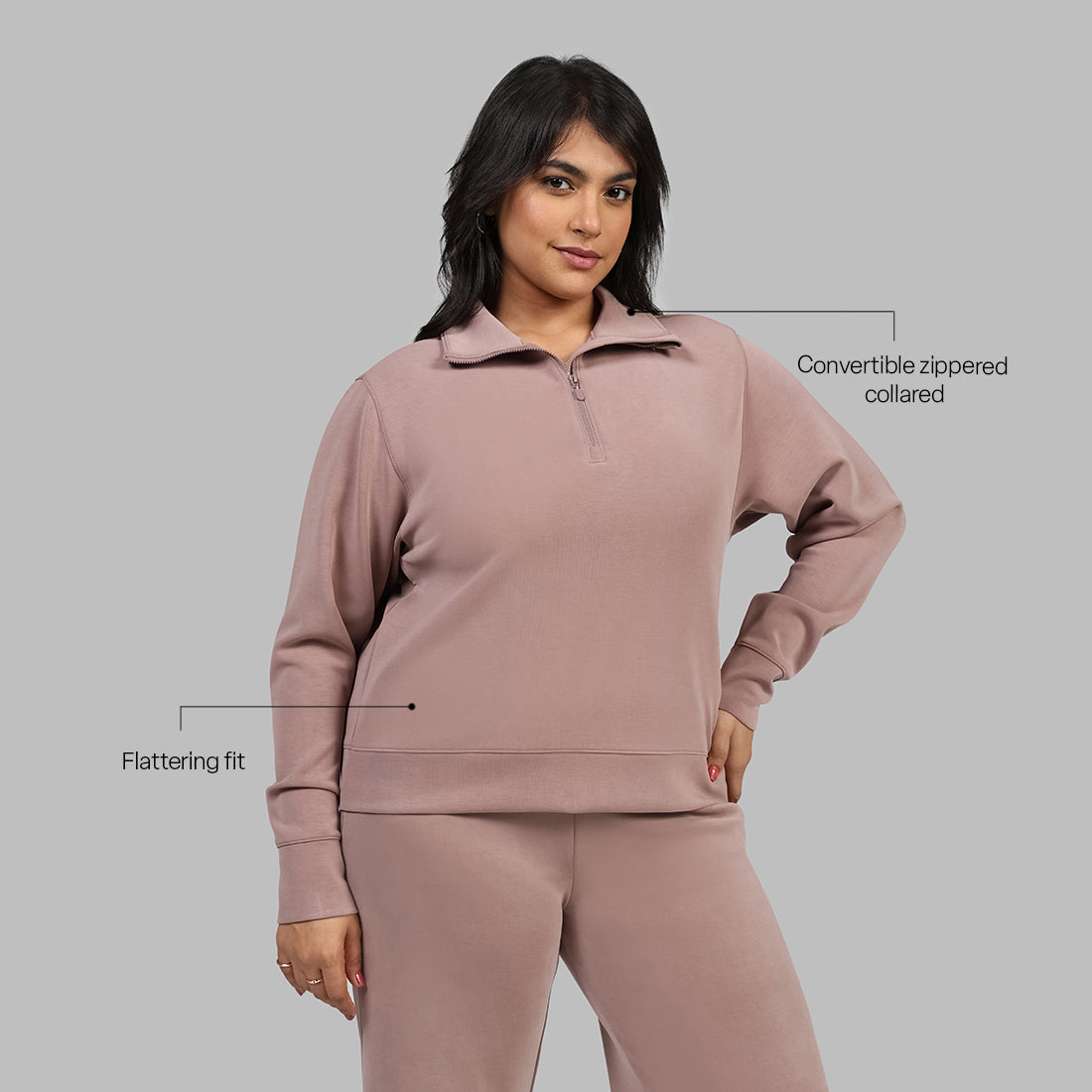 BareButter™ Pullover With Zipper