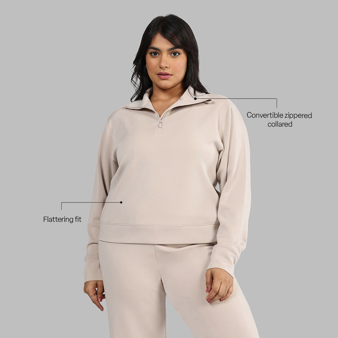 BareButter™ Pullover With Zipper