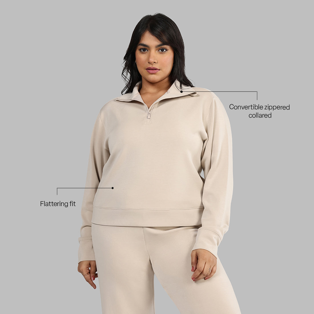 BareButter™ Pullover With Zipper