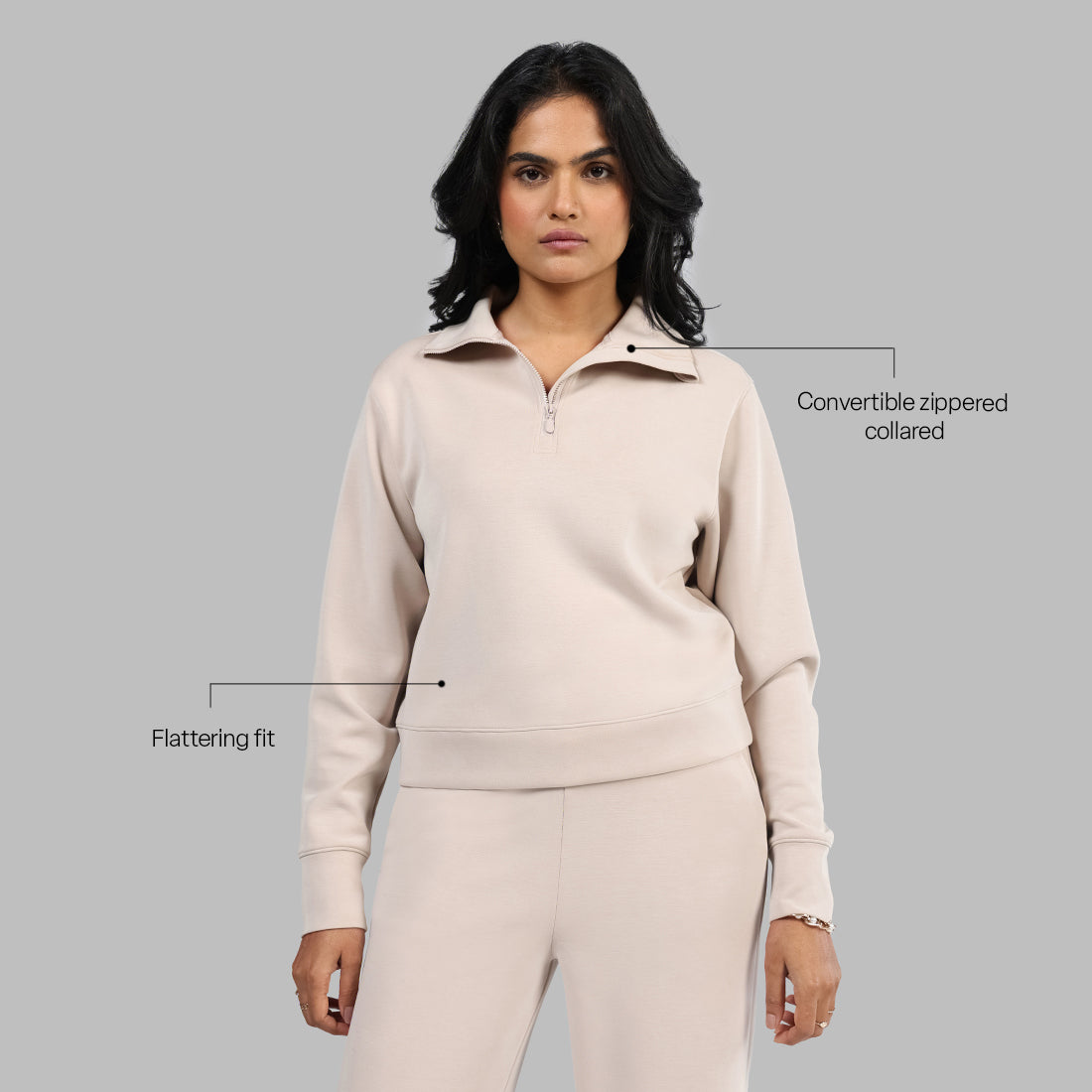 BareButter™ Pullover With Zipper