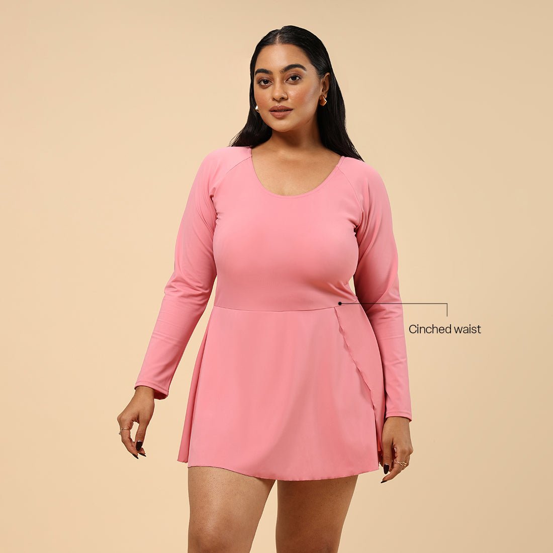 Bliss Swim Full Sleeve Dress - BlissClub