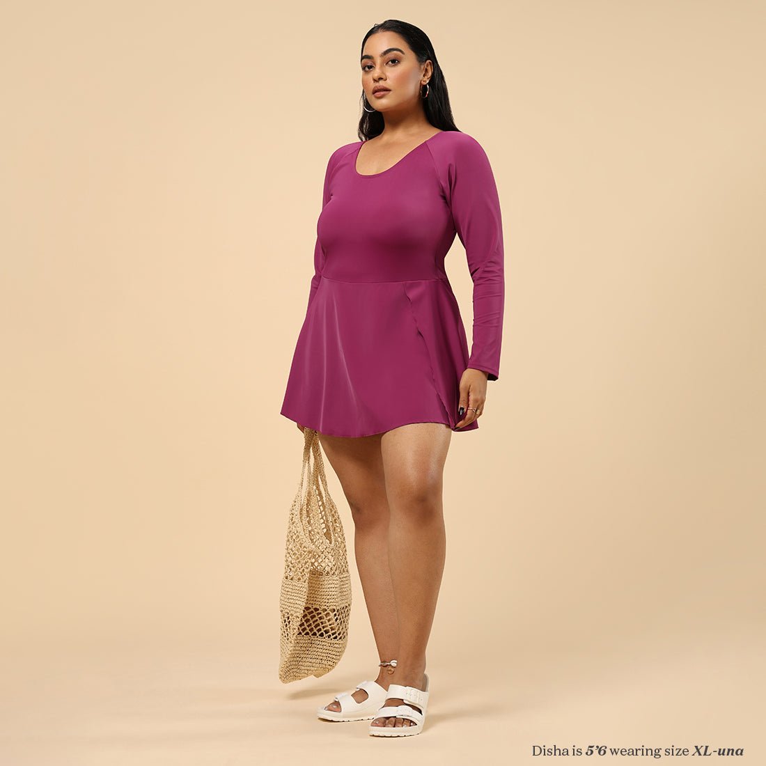 Bliss Swim Full Sleeve Dress - BlissClub