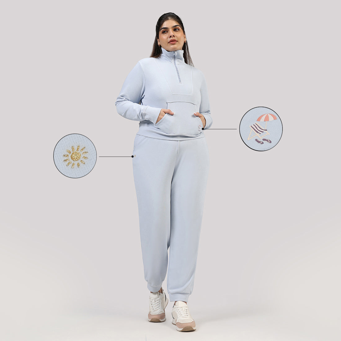 BlissTerry™ Half Zip