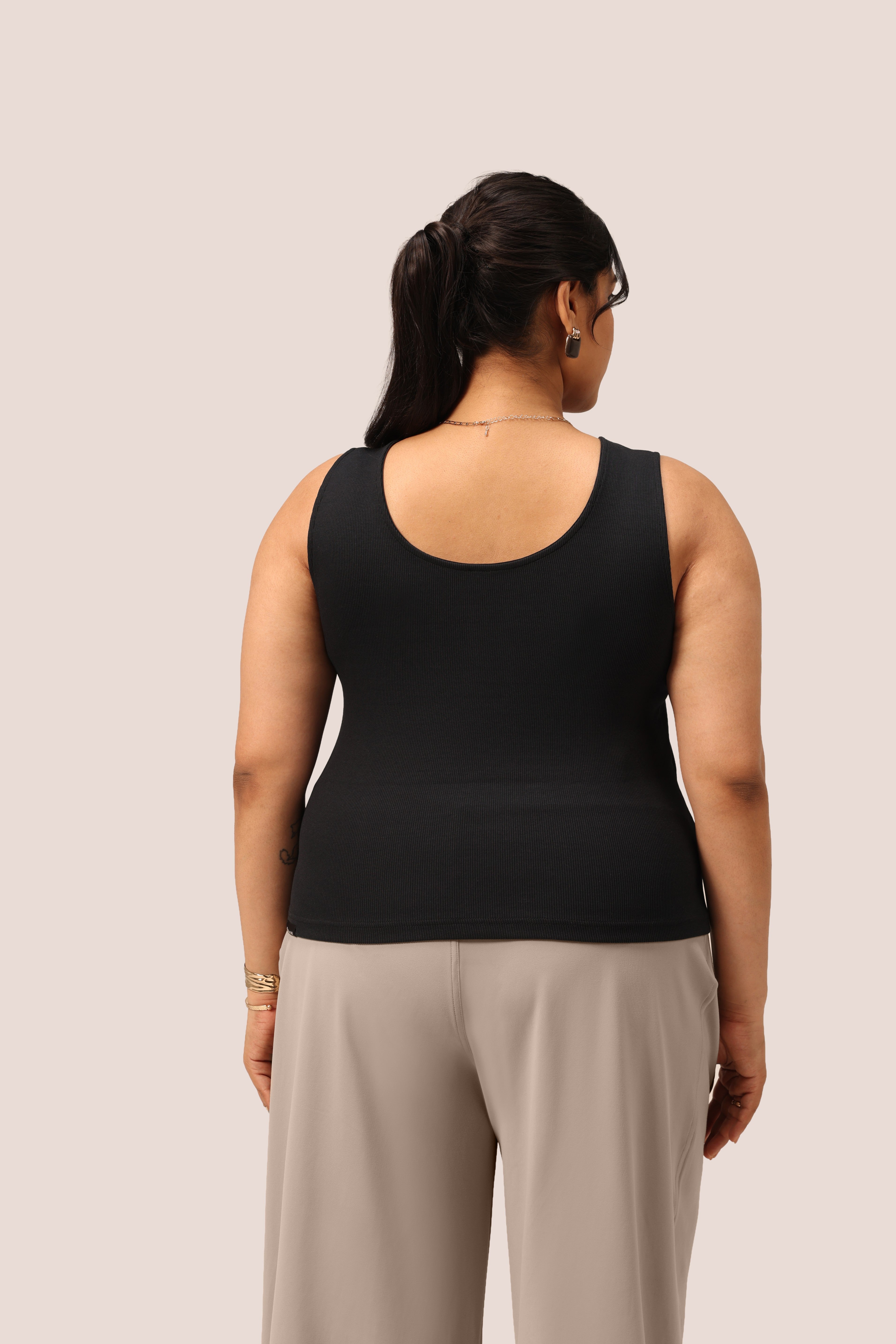 Blissentials Round Neck Henley Tank - BlissClub