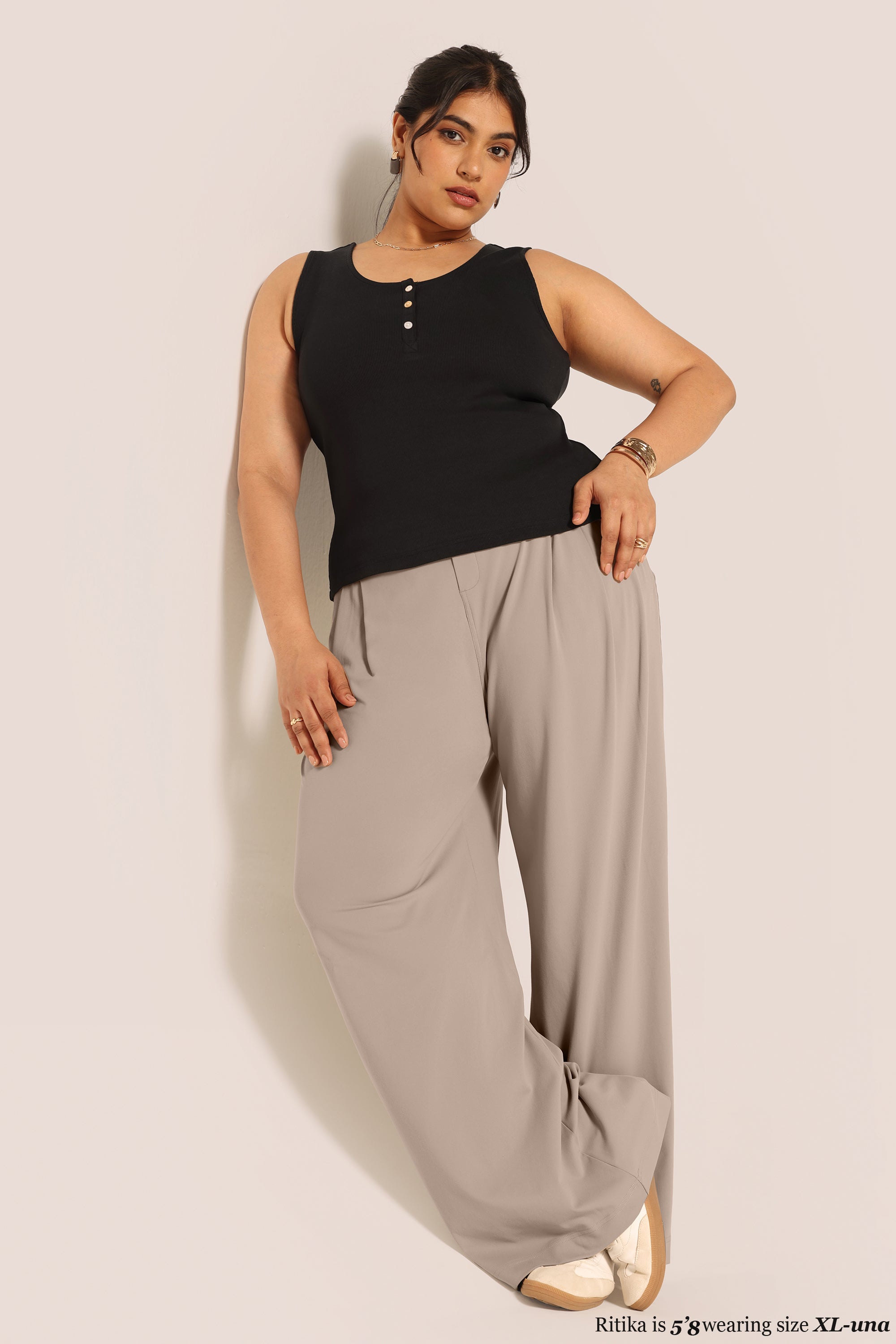 Blissentials Round Neck Henley Tank - BlissClub