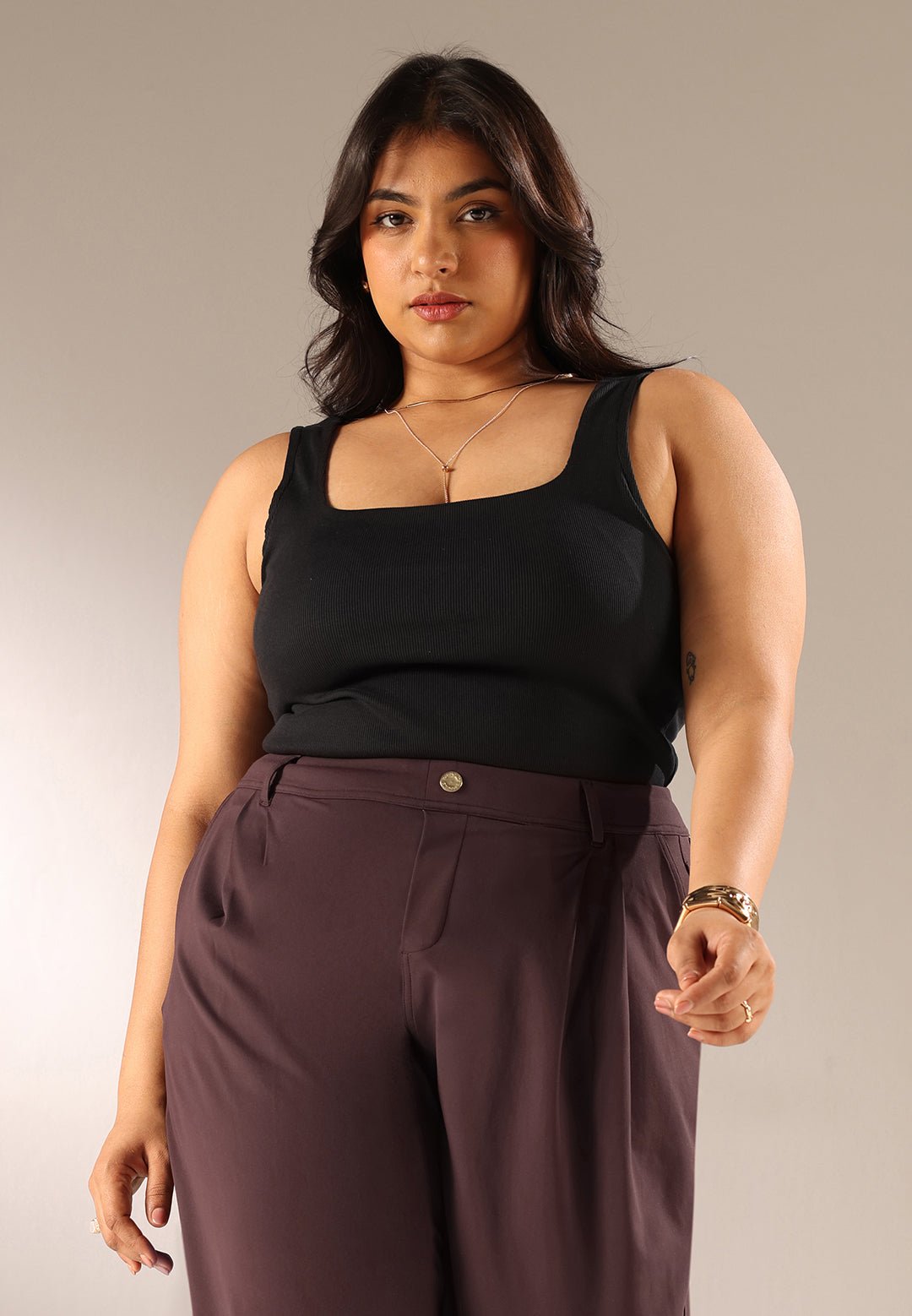Blissentials Square Neck Built In Bra Top - BlissClub