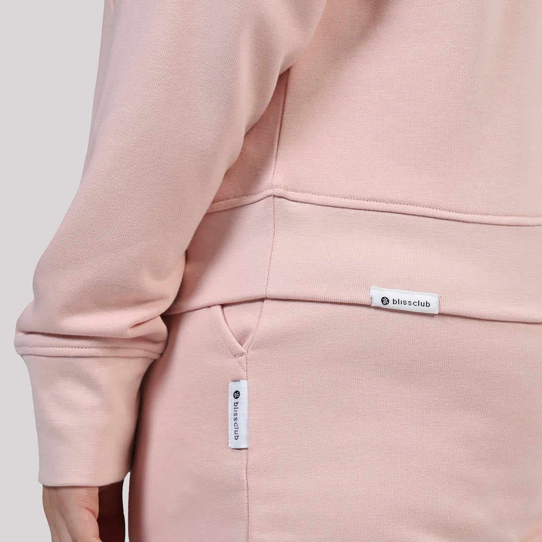BlissTerry™ Cotton Pullover with Zipper - BlissClub
