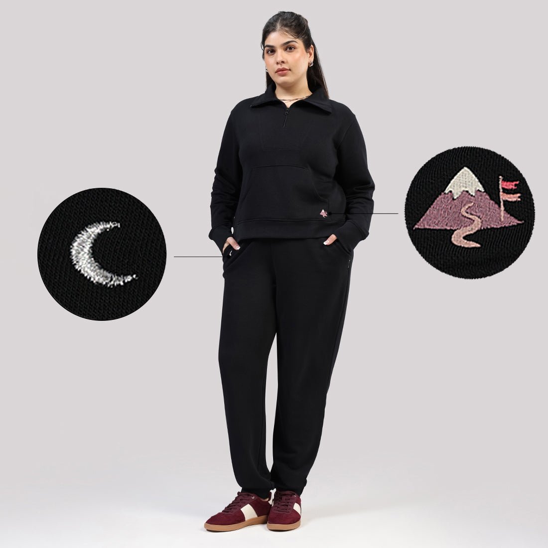 BlissTerry™ Cotton Pullover with Zipper - BlissClub