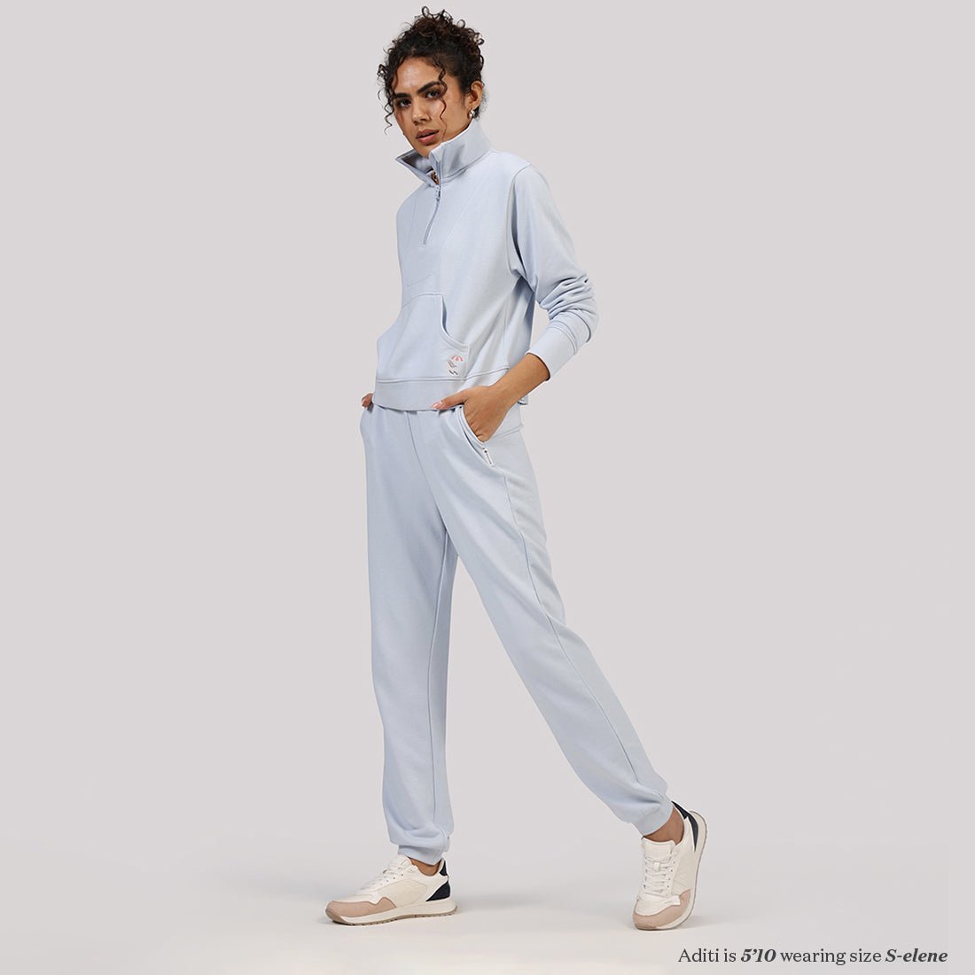 BlissTerry™ Cotton Pullover with Zipper - BlissClub