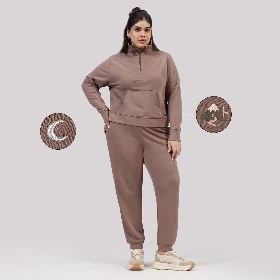 BlissTerry™ Cotton Pullover with Zipper - BlissClub