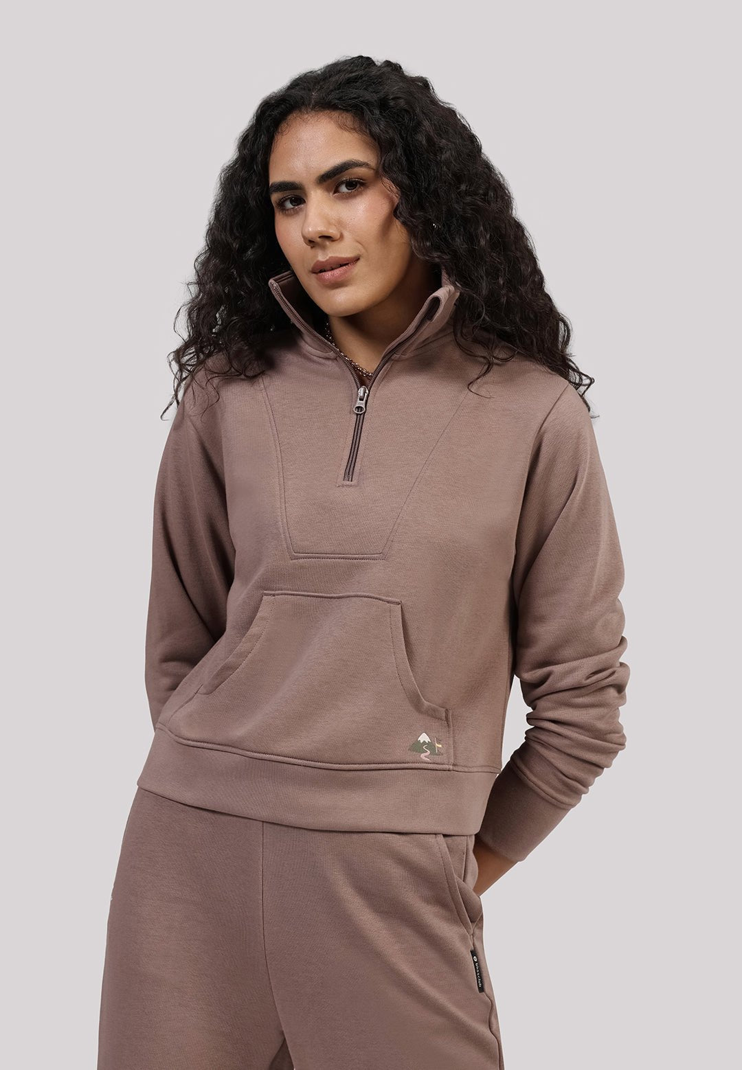 BlissTerry™ Cotton Pullover with Zipper - BlissClub