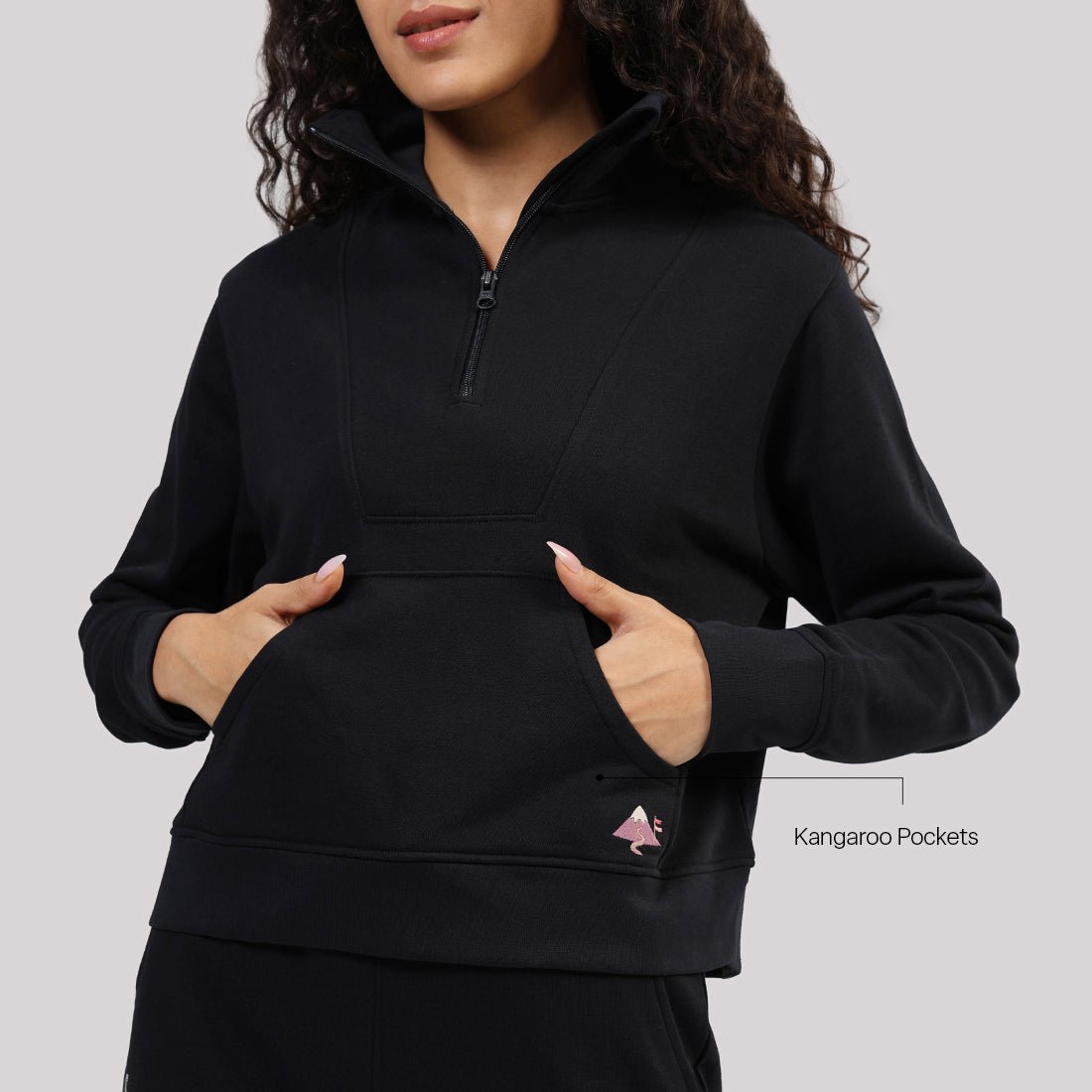 BlissTerry™ Cotton Pullover with Zipper - BlissClub
