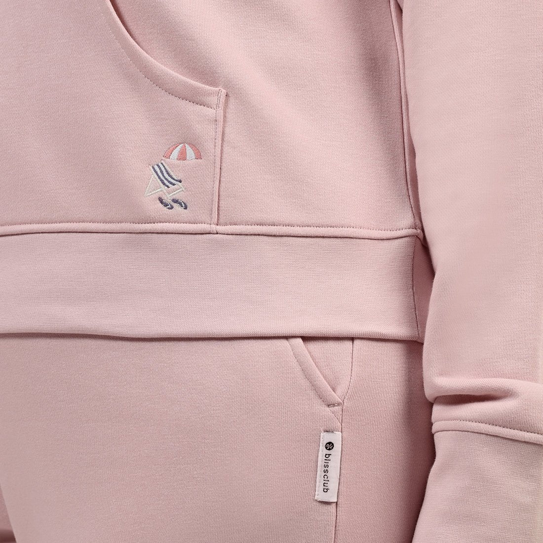 BlissTerry™ Cotton Pullover with Zipper - BlissClub