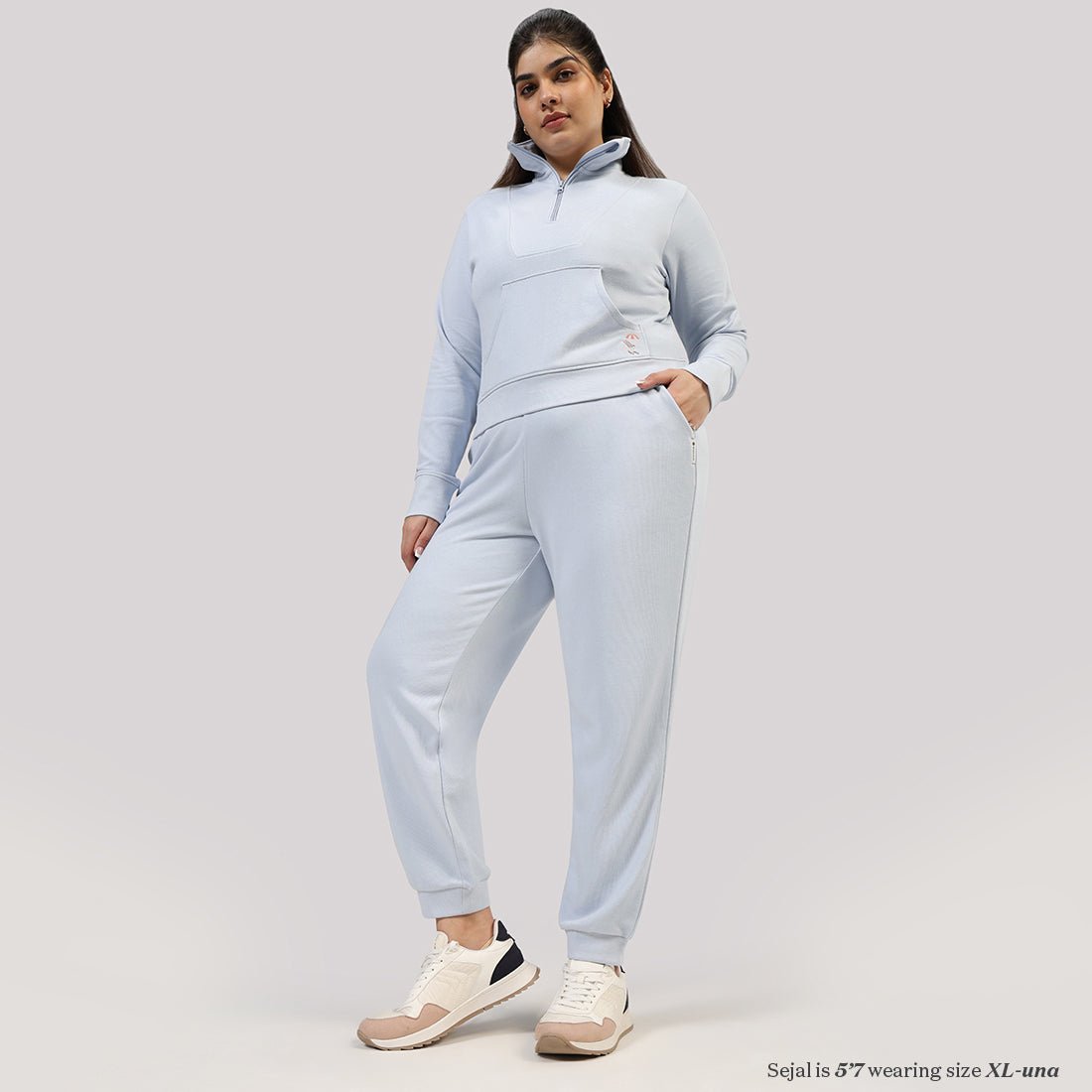 BlissTerry™ Cotton Pullover with Zipper - BlissClub