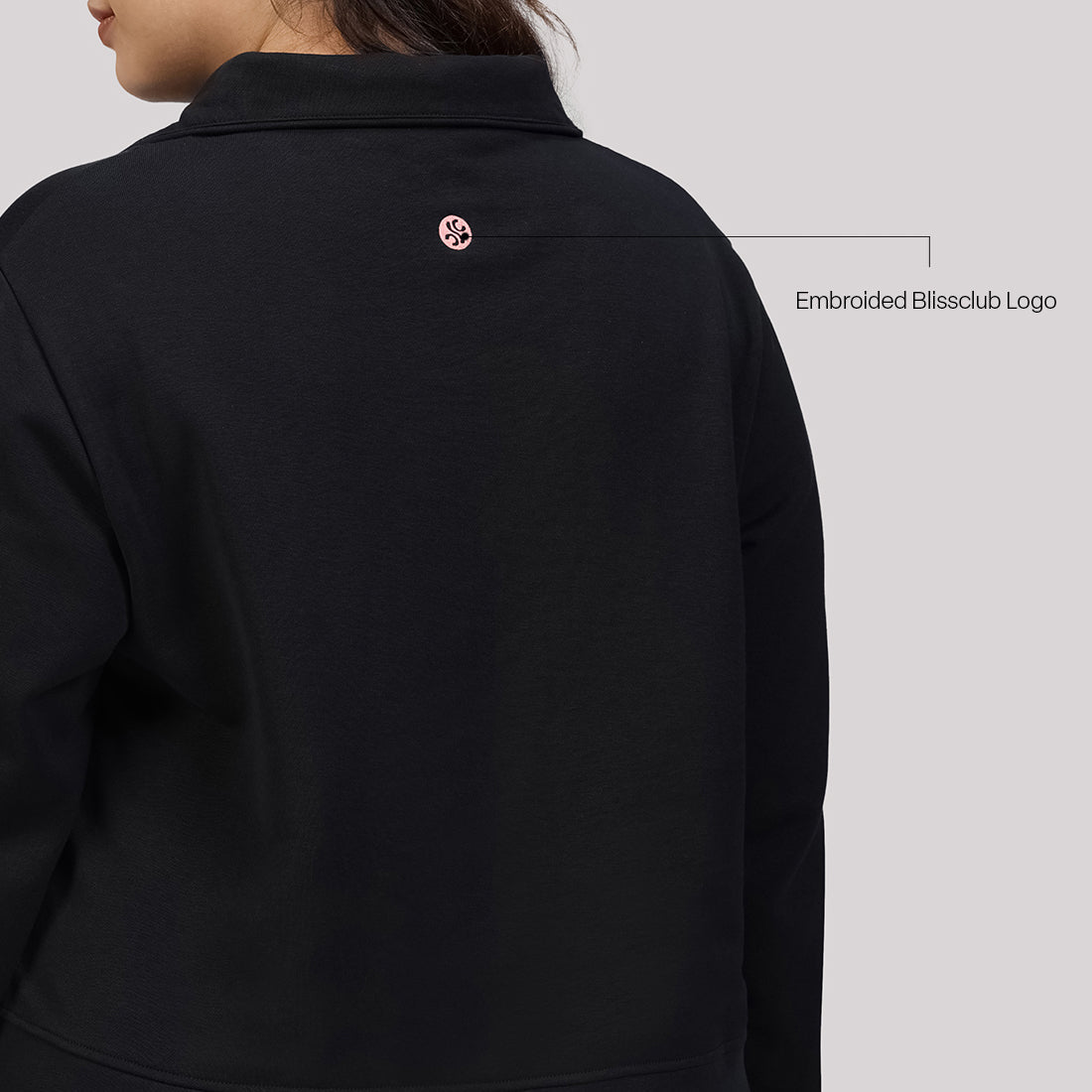 BlissTerry™ Cotton Pullover with Zipper - BlissClub