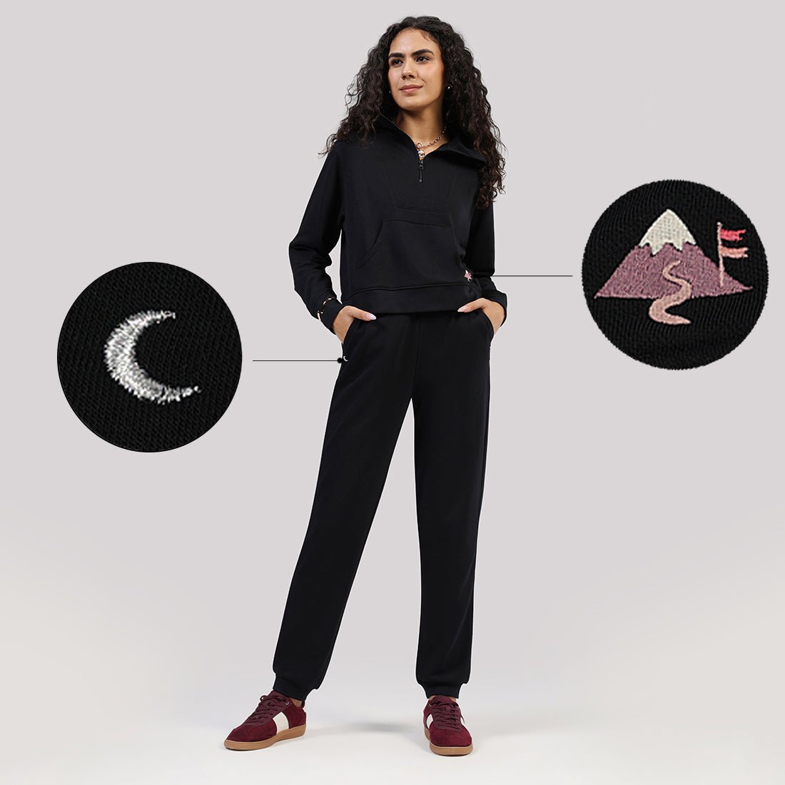 BlissTerry™ Cotton Pullover with Zipper - BlissClub