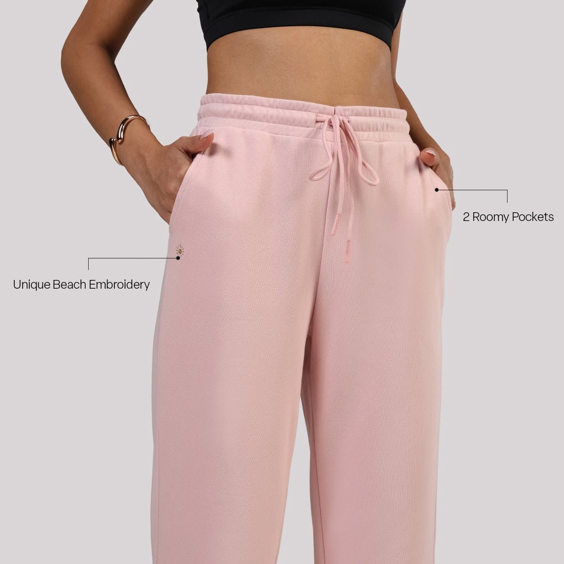 BlissTerry™ Cotton Straight Pants - BlissClub