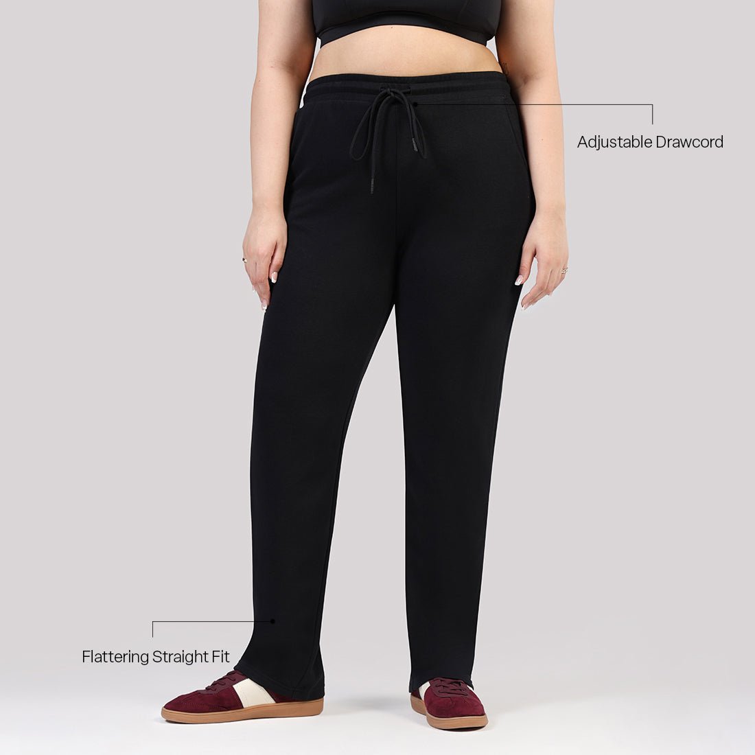 BlissTerry™ Cotton Straight Pants - BlissClub