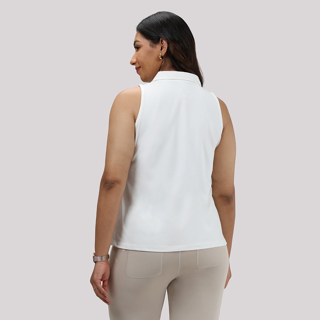 Classic Pique Sleeveless Polo - BlissClub