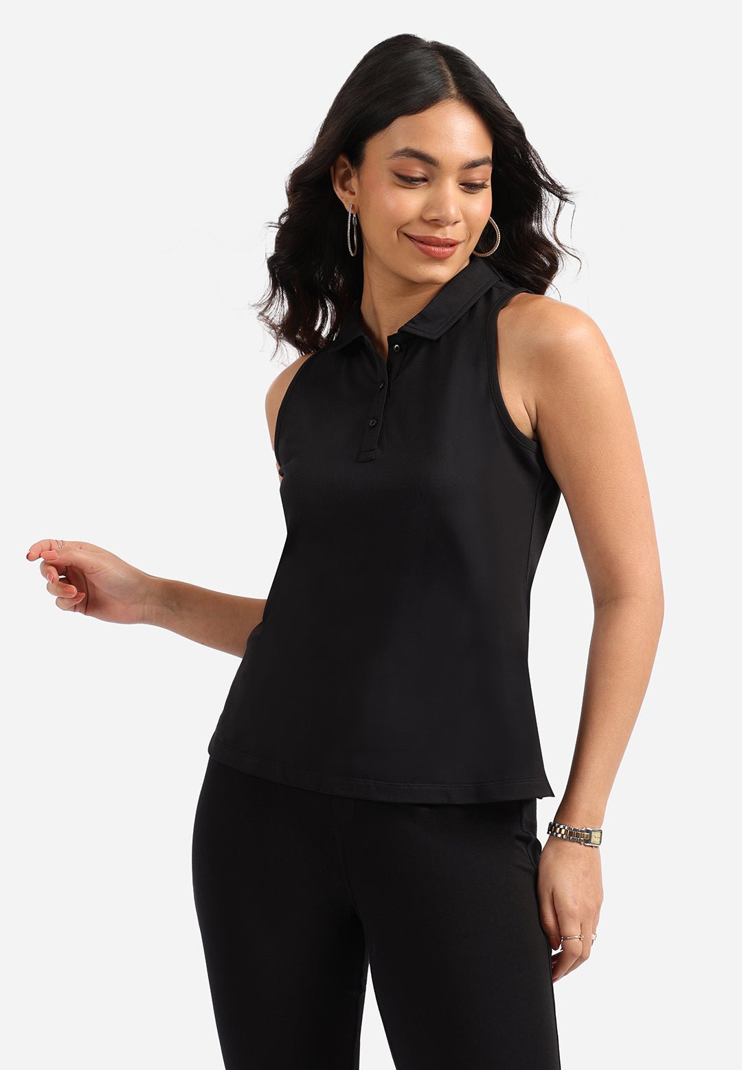 Classic Pique Sleeveless Tank - BlissClub