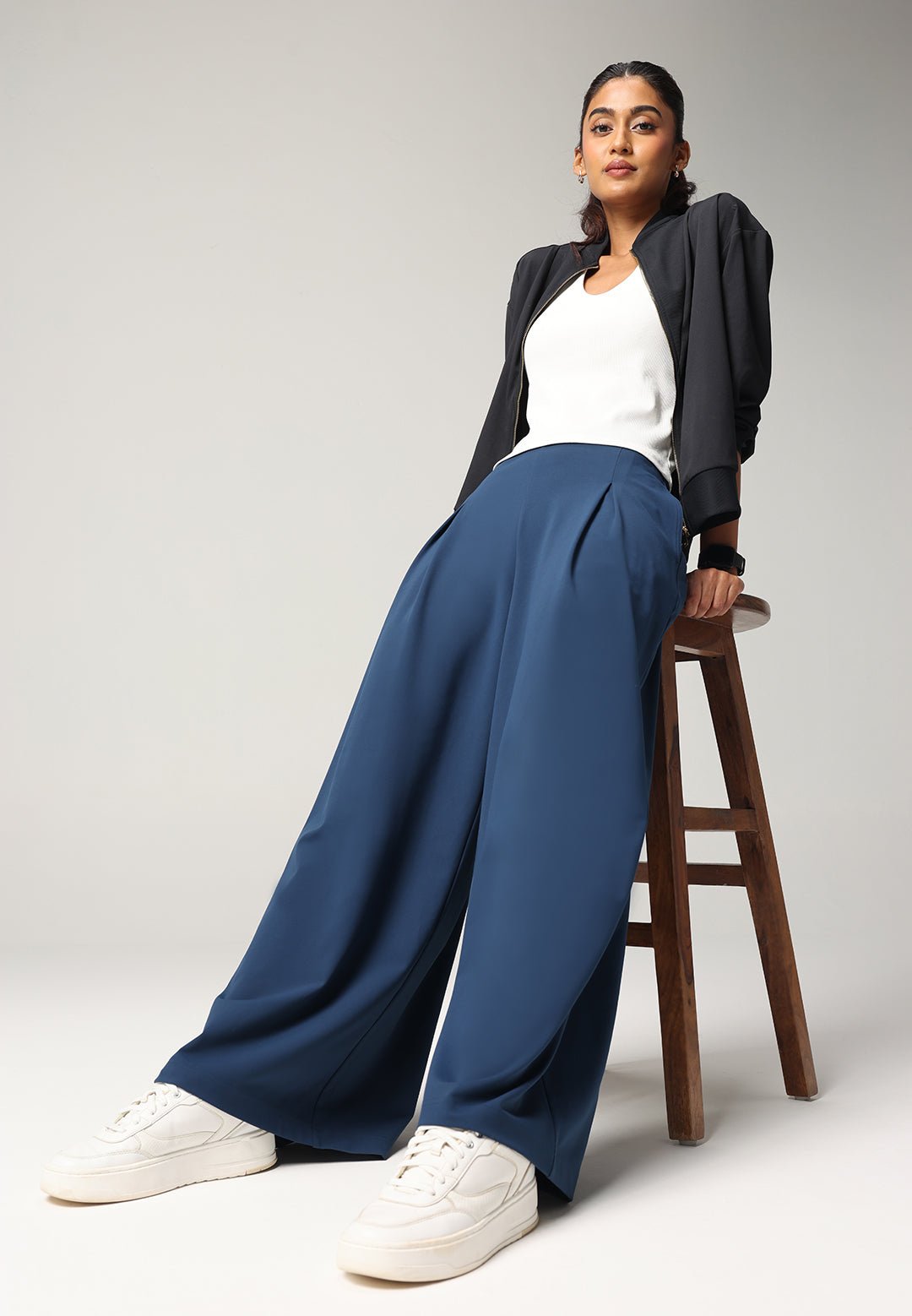 Cloud Box Pleated Korean Pant - BlissClub