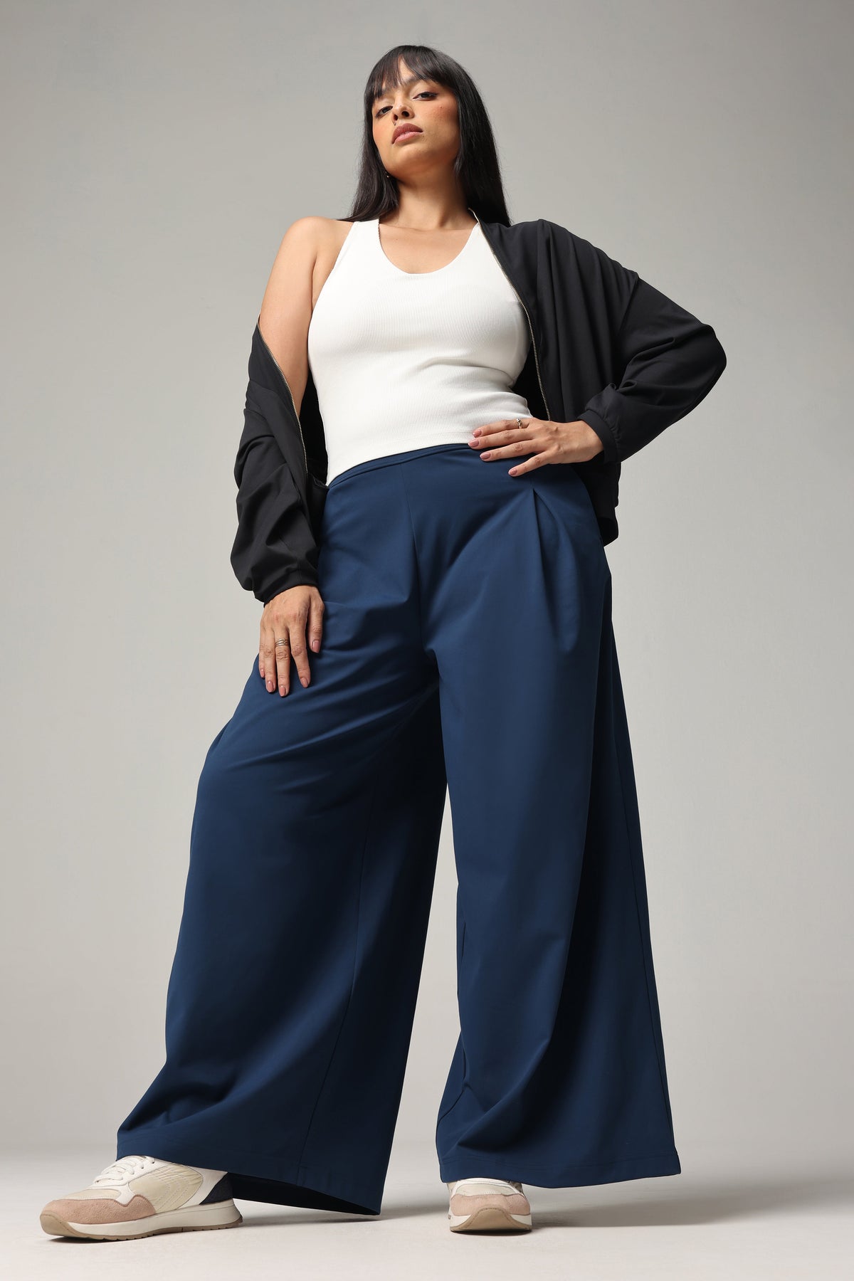 Cloud Box Pleated Korean Pant - BlissClub