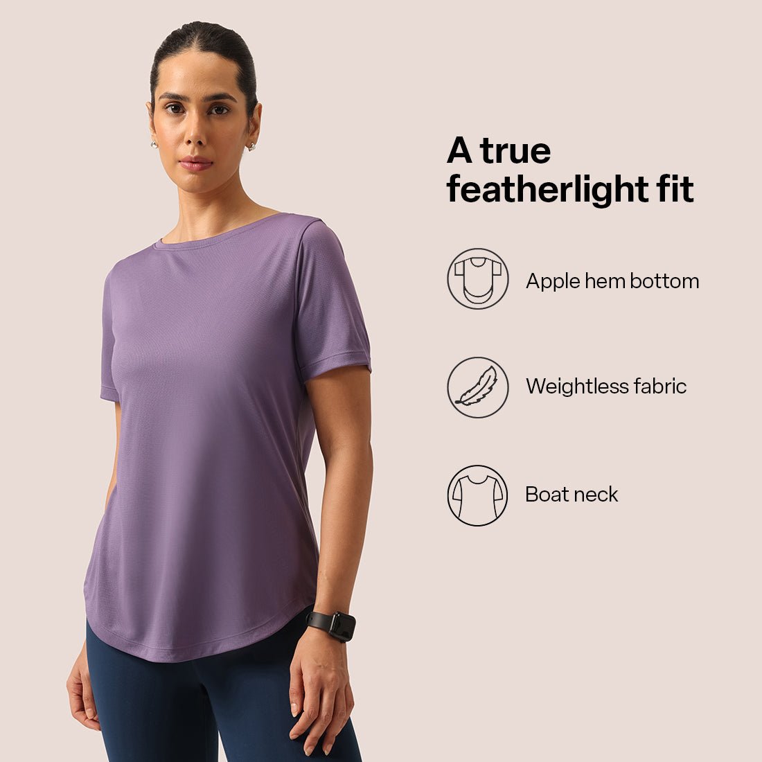 CloudFlex Apple Hem Tee - BlissClub