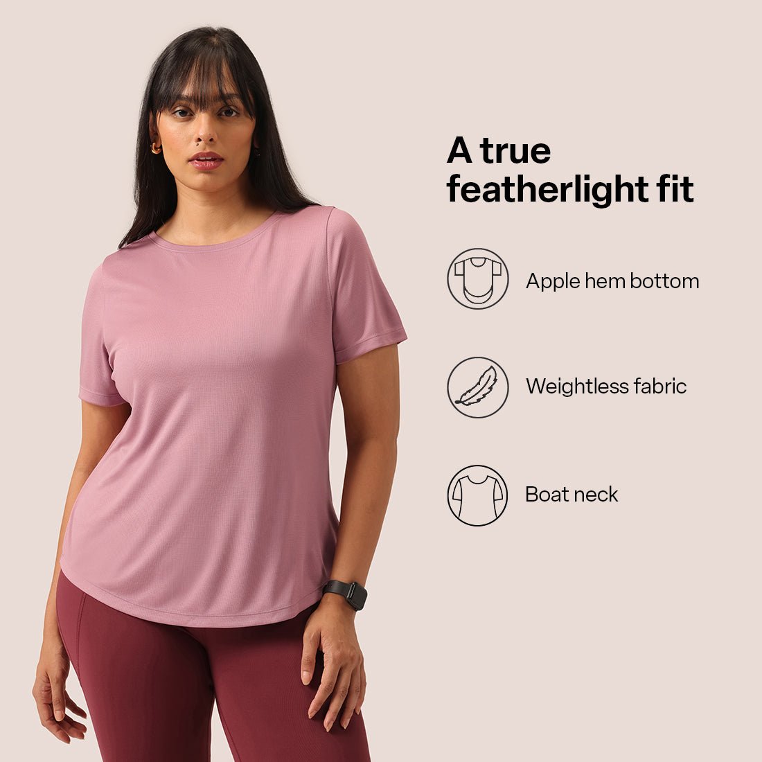 CloudFlex Apple Hem Tee - BlissClub