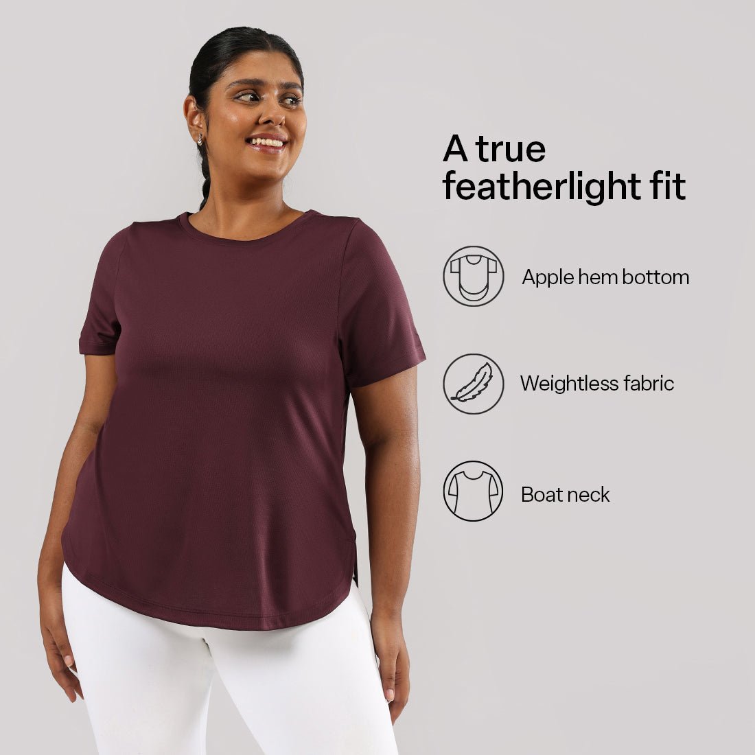 CloudFlex Apple Hem Tee - BlissClub