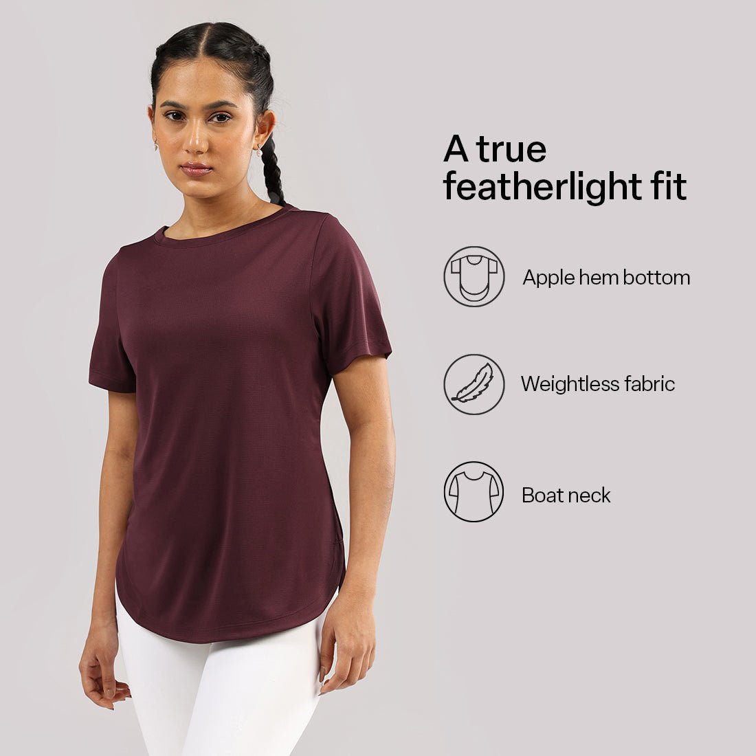 CloudFlex Apple Hem Tee - BlissClub